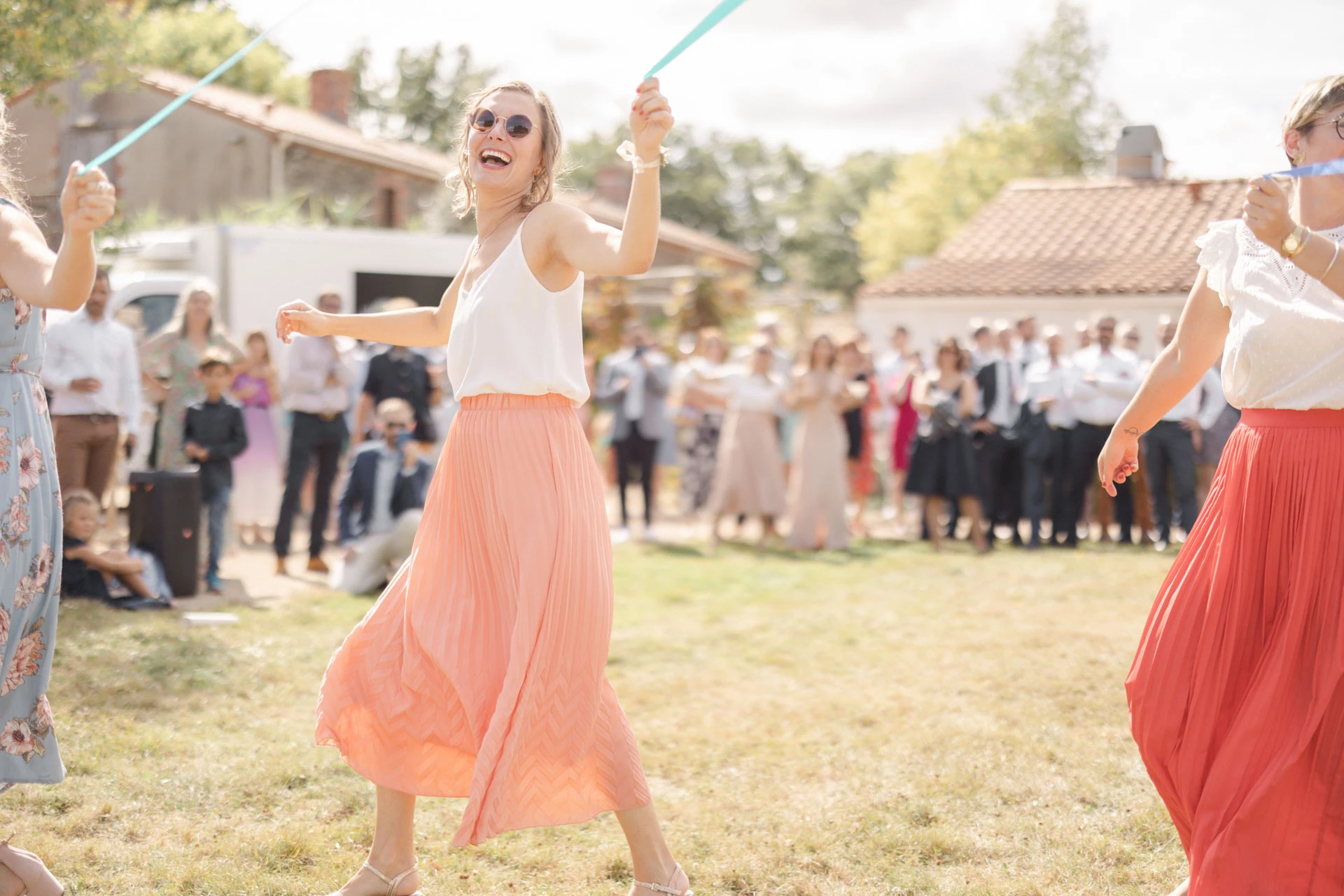 événement bonheur robe marron beige